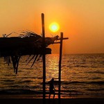 candolim goa beach sunset