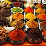 @instagram: The more you eat, the less flavor; the less you eat, the more flavor. ???????????? .
.
.
#Arpora #Goa #India #Spices #Herbs #FlavorsOfIndia #ShotOnOnePlus #Saturday #Village #Market #ColorsOfIndia #Travel #Wanderlust #March2019