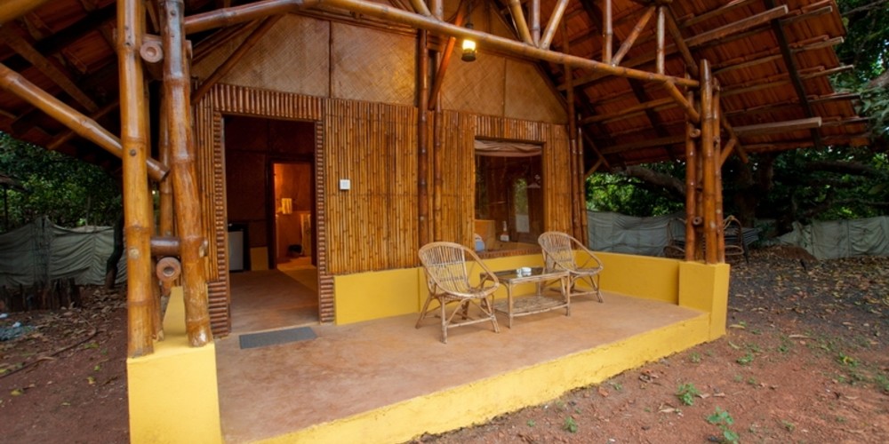 Bamboo Garden โ Villa for rent in Morjim