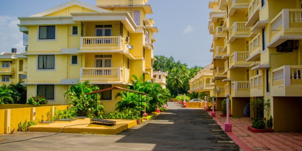 2 BHK apartment in complex with pool β Apartment for rent in Benaulim